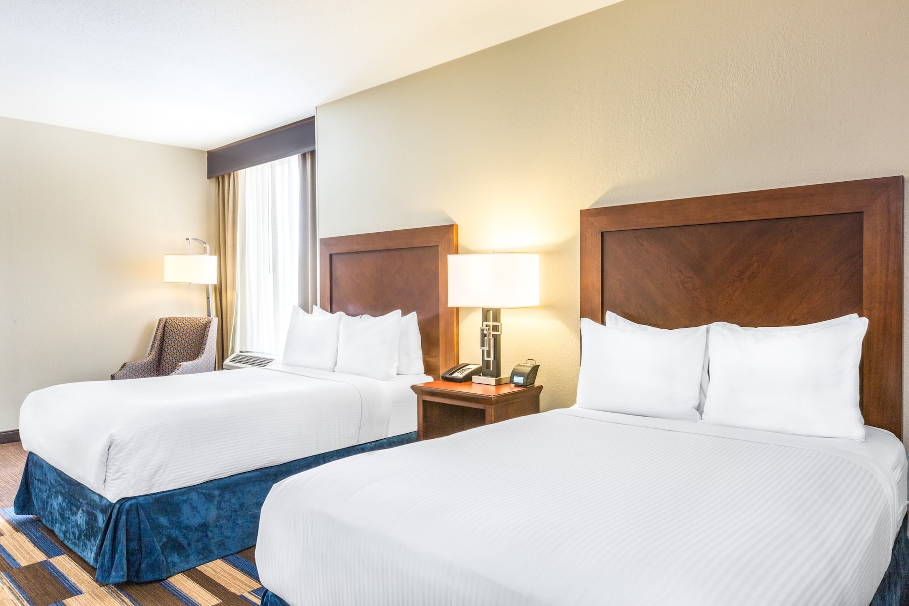 Guest room at the Wyndham New Orleans - French Quarter in New Orleans, Louisiana